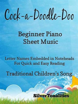cover image of Cock a Doodle Doo Beginner Piano Sheet Music